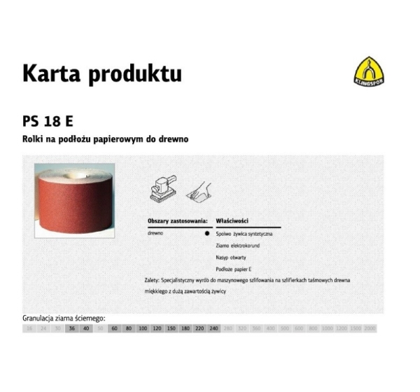 PAPIER SCIER.MASZ.100/150/50M PS18E /LUX E - LPE222R/