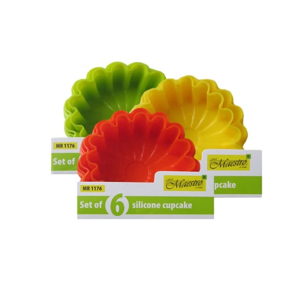 MAESTRO MR 1176 Cupcake tins 6 pcs, silicone