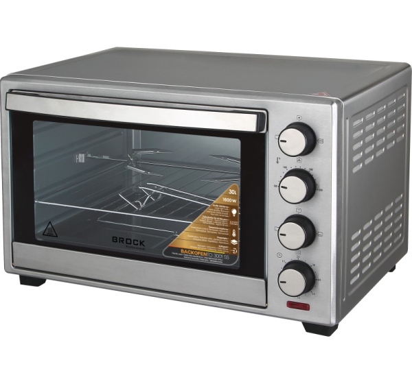 Oven with convection and grill function BROCK TO 3001 SS 30L, 1600W