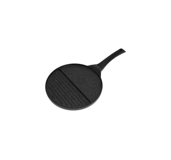 Kinghoff, "Bipartite" pan, aluminum, black marble Ø27cm KH 1364