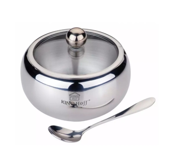Cukurtrauks ar karoti, tērauds, 460ml, Kinghoff, KH 3725