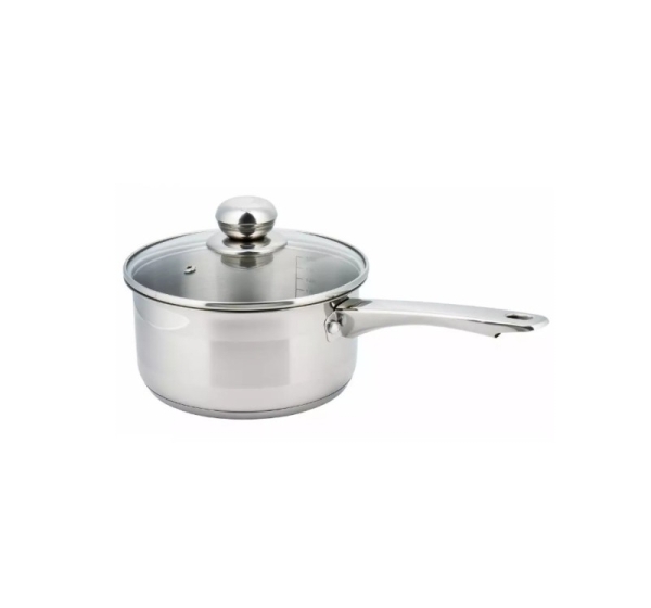 Kastrolis ar vāku, tērauda Ø16cm 1,5l Kinghoff. KH 4323