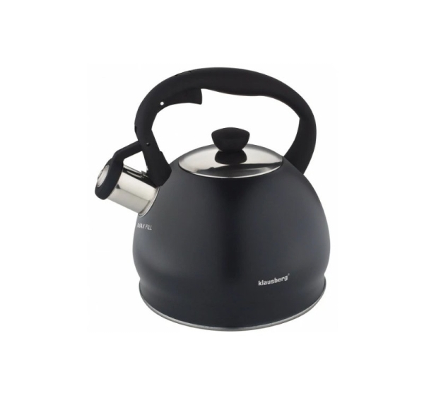 Kettle, traditional, steel, 2l, black Klausberg KB 7428