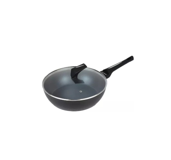Frying Pan with Lid, Ø 28 × 7.5 cm, Non-Stick Coating, Aluminium, Klausberg KB 7692