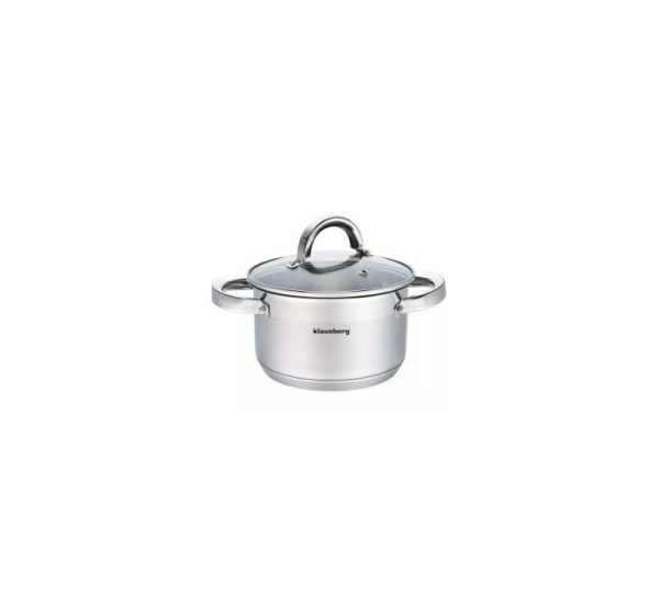 Steel pot,  Ø16cm, 1,8l  Klausberg KB 7122