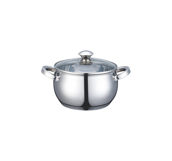 Pot Voltz OV51210G18, 18cm, 2.7 liters, Stainless steel