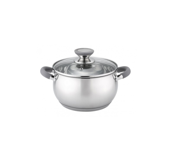 Katls Voltz OV51210N22, 22 cm/4,6 l, pelēki rokturi, nerūsējošais tērauds