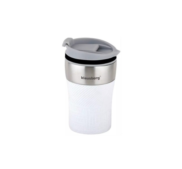Thermal mug, white, 280ml Klausberg, KB 7623