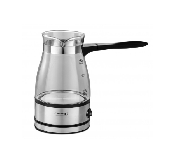 Elektriskā turku kafijas kanna Rosberg R51165C, 600W, 500 ml, Stikls