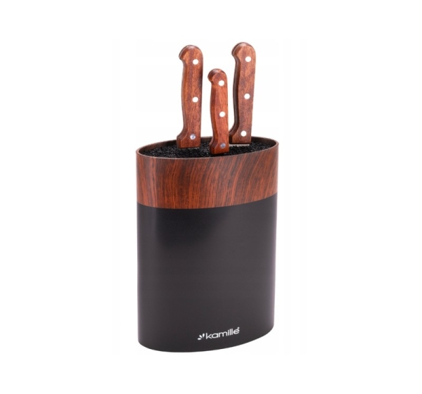 Oval knife stand, 7617, Kamille