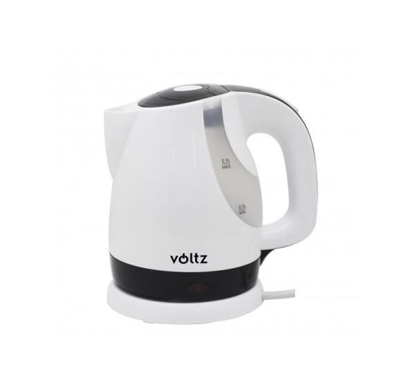 Oliver Voltz 55551230FB Electric Kettle, 1300W, 0.9L, Wireless, White/Black