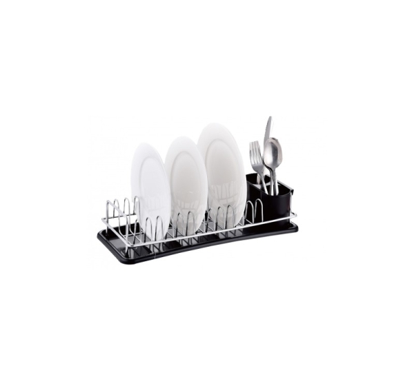 Rosberg 555R53000M dish dryer, 41.5×17.5×9.5 cm, Chrome