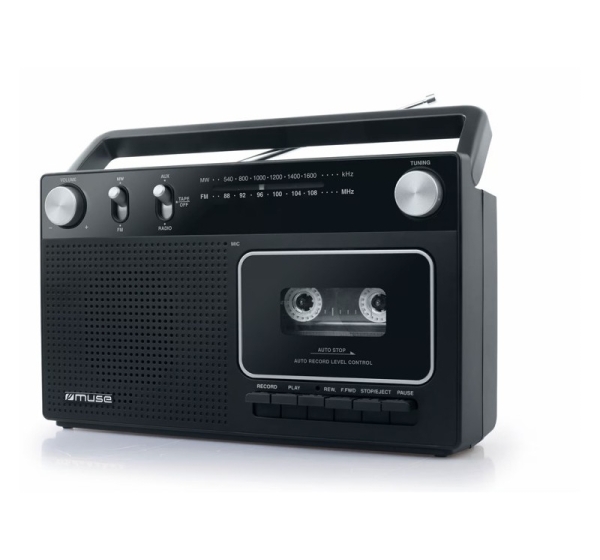 Portable Radio, Cassette Recorder, MUSE, M 152 RC