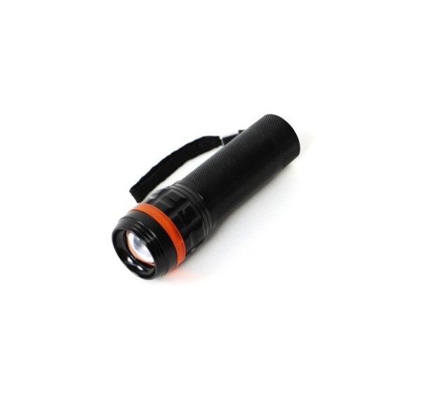 LED alumīnija lukturītis, dažādās krāsās, 4 apgaismojuma režīmi, 4002712, Heitech