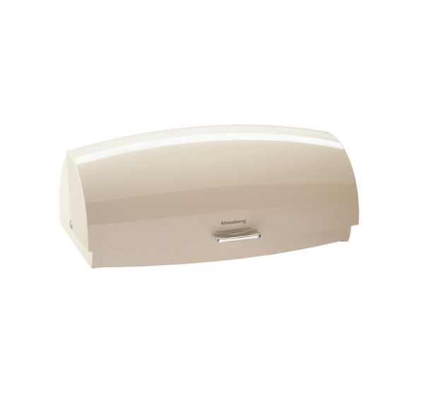 Bread bin with metal body and polystyrene flap, 45 × 28.5 × 17 cm,  Klausberg KB 7932