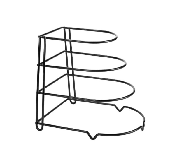 Organizer, 25.5 × 21.5 × 27.5 cm, 4-tier frying pan rack, Kinghoff steel, KH 1582