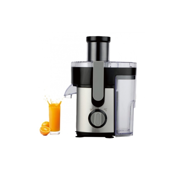 Rosberg 555R51160B, Juicer, 600W, 1000ml. pulp bin, 2 speed settings, low noise, Black/Inox