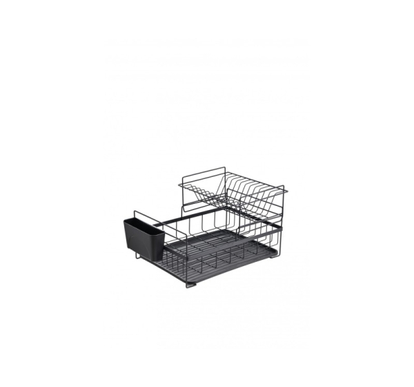 Rosberg 5R53000PBL, Dish dryer, 2 levels, 45x32.5x27.3 сm., Black