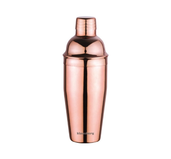 Klausberg Rose Gold kokteiļu šeikeris, nerūsējošais tērauds, 750 ml, KB 7650*
