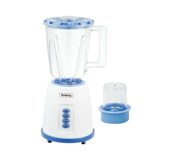 Blenderis 1.5L ar papildus smalcinātāju 300ml, jauda 500W Rosberg, 555R51162B
