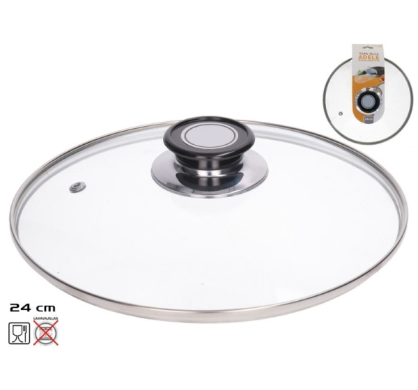 Lid 24 Cm, 5 X 24 X 24 Cm, KITCHEN&GO