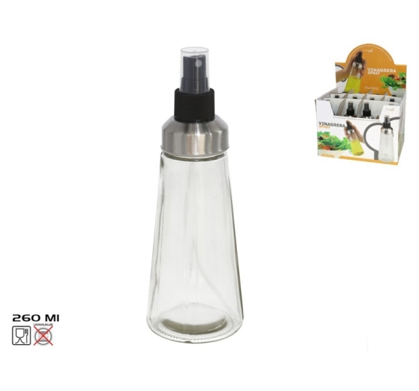 Sprayer Vinegar Bottle 260ML, 20 X 7 X 7 Cm, KITCHEN&GO