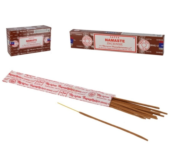 Incense 15G 12 Sticks Namaste, 20 X 1 X 1 Cm, SATYA