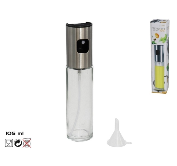 Etiķa smidzināma pudele 105 ml, 18,5 x 4,1 x 4,1 cm, KITCHEN&GO