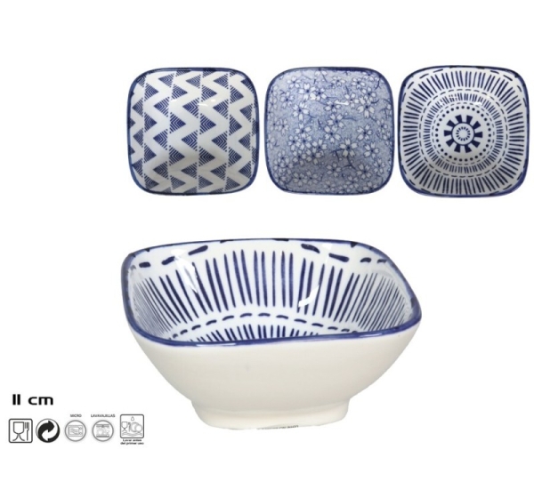 Kvadrātveida bļoda , 5 x 11 x 11 cm, KITCHEN&GO