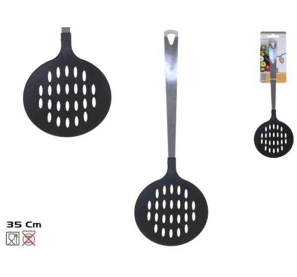 Шумовка, нержавеющая сталь 35 x 11,5 см, KITCHEN&GO