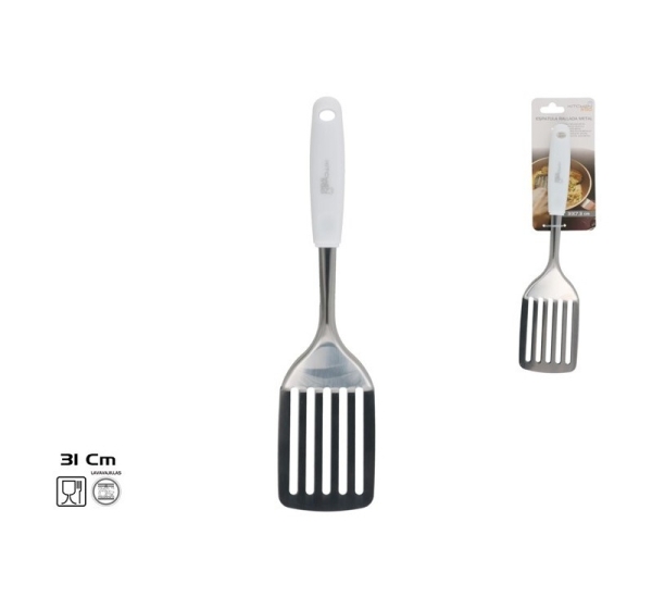 Металлическая решётчатая лопатка 31 x 7,3 x 2 см, KITCHEN&GO