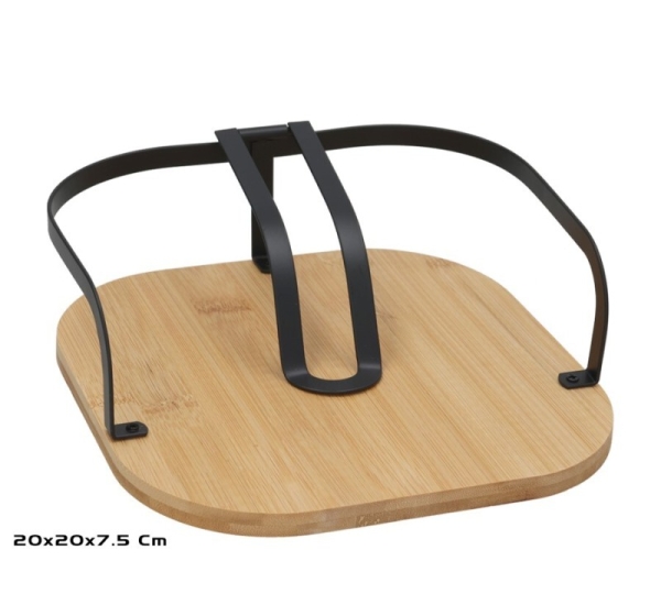 Napkin Holder 20X20X7.5 Cm Black, KITCHEN&GO