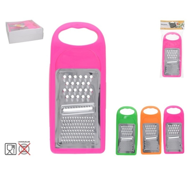 Kitchen Grater with Handle, 3 Assorted, 31 x 13 x 3 cm, KITCHEN&GO