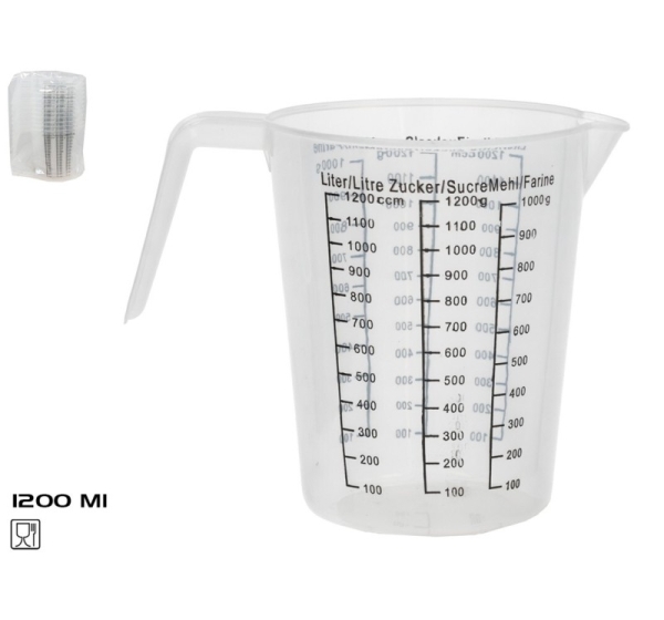 Mērkrūze 1200 ml, 15 x 18,5 x 12,7 cm, KITCHEN&GO