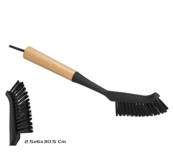 Cleaning Brush, Black, 30,5 x 6 x 2,5 cm