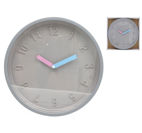 Wall Clock, 30 x 30 x 4,5 cm, DECORLIFE
