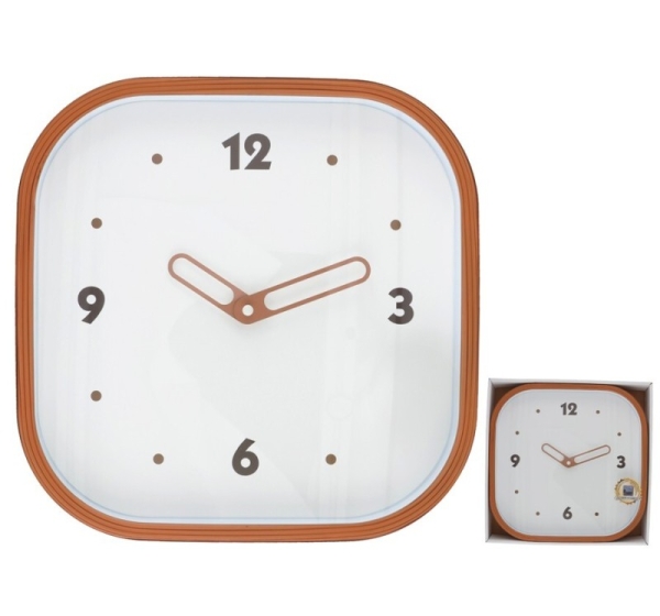 Wall Clock 30 cm, 30 x 30 x 4 cm, DECORLIFE