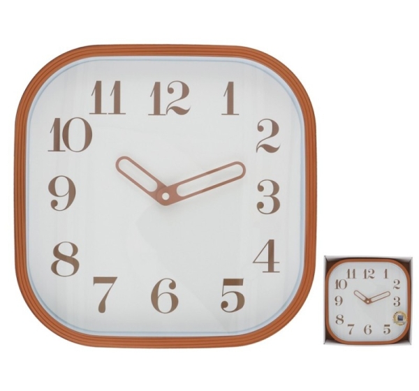 Wall Clock 30 cm, 30 x 30 x 4 cm, DECORLIFE