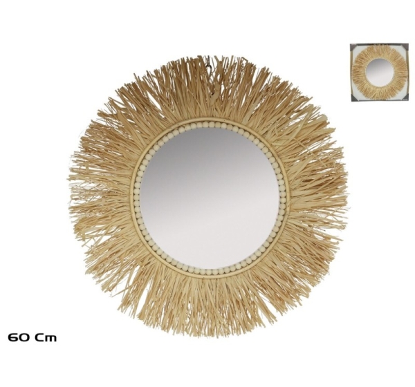 Lux Decorative Mirror 60 cm, 60 x 60 x 4 cm, DECORLIFE