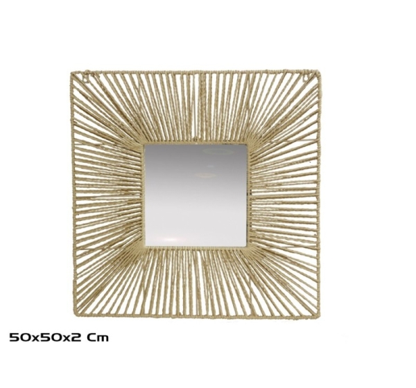 Square Moon Mirror 50 x 50 x 2 cm, DECORLIFE