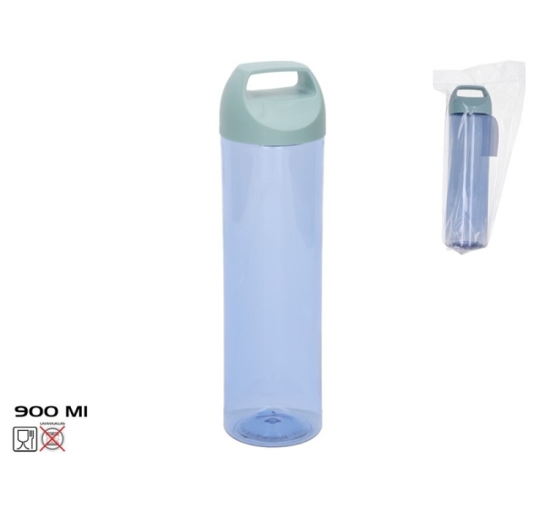 Eureka Bottle 900 ml, 7.5x7.5x27.5 cm, SUMMER ENJOY