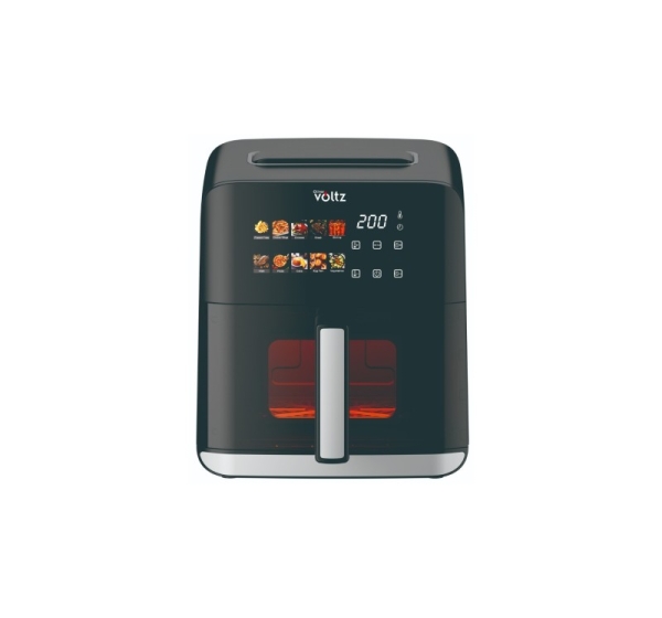 Oliver Voltz 5OV51980CE, Air Fryer, 1200W, pot 4L, LED display, 10 preset programs, Timer