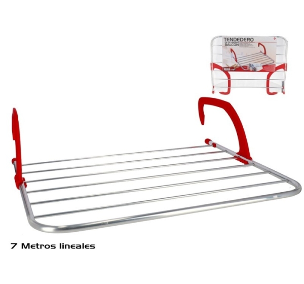 7 m Aluminum Dryer For Balcony, 63x50x16 cm