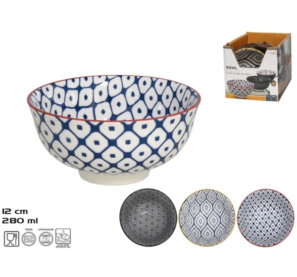 Фарфоровая миска Cádiz, 12x12x6 см, KITCHEN&GO