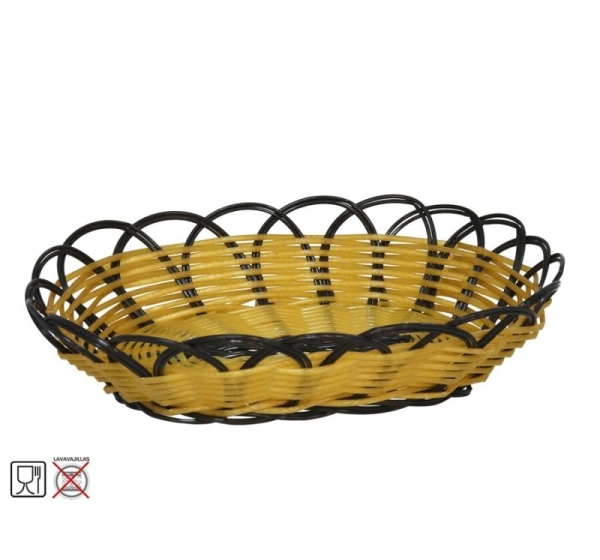 Oval Bread Basket 24x15.5x6 cm, KITCHEN&GO