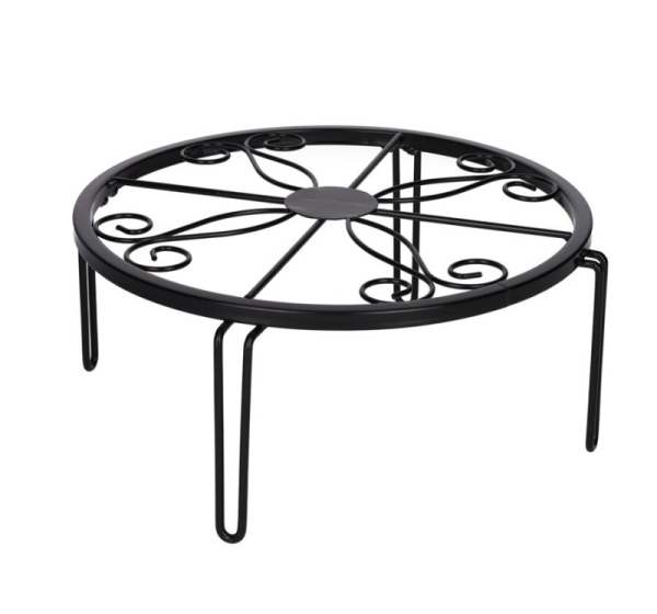 Iron Pot Support 22.8x10.2 cm, GARDEN ENJOY