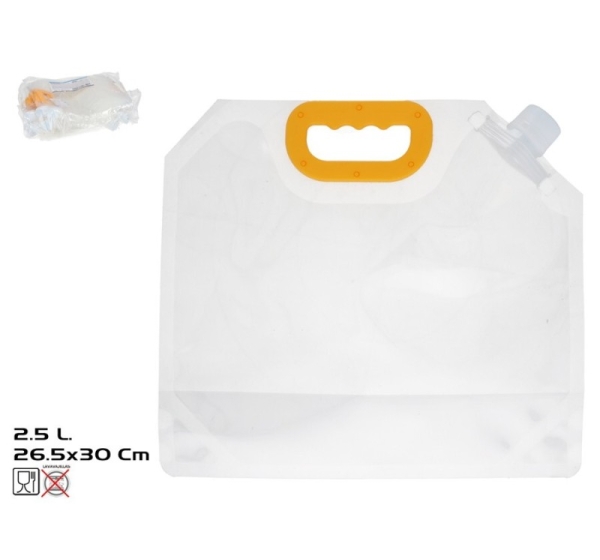 Transparent Picnic Food And Water Container 2.5 L 26x29 cm, SUMMER ENJOY