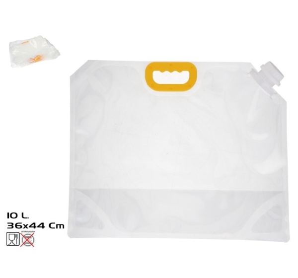 Прозрачный контейнер для пикника для еды и воды 10 л 35x43 см, SUMMER ENJOY