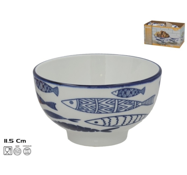 Фарфоровая миска 11,5 см, 11,5x11,5x6,5 см, KITCHEN&GO