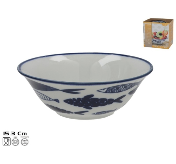 Фарфоровая миска 15,3 см, 15,3x15,3x5,5 см, KITCHEN&GO